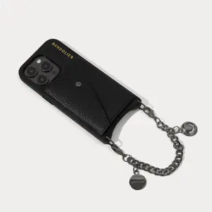Maya Wristlet Phone Case - Black/Pewter