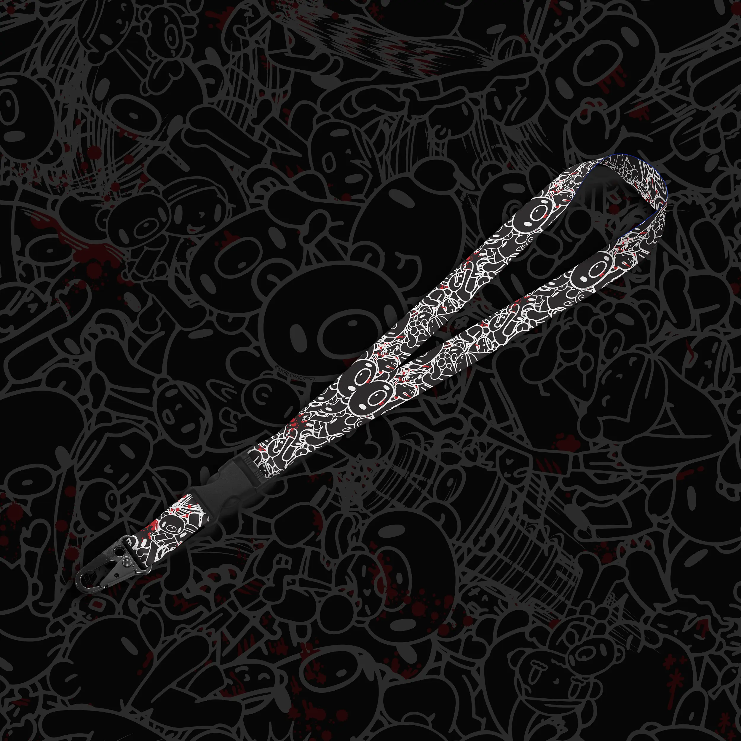 Noir Lanyard