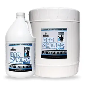 Natural Chemistry Pro Series Prozymes Pool Cleaning Chlorine Solution - 2 x 1 Gal Bottles
