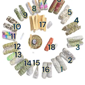 Sage Sticks Variety Pack - White Sage, Dragon's Blood Sage, Cedar, Cinnamon, Palo Santo - Ideal for Purification, Protection, and Energy Clearing - Respectfully Sourced for Cultural and Environmental Awareness