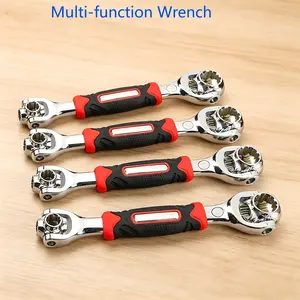 8-in-1 Multi-Function Socket Wrench, 52-in-1 Rotating Universal Bone Wrench, Torx & Hex Multi-Head Repair Tool for Household Use spanner Multi-Purpose Ratchet Set
