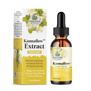 Amazing Botanicals Sceletium Tortuosum Extract Tincture - Edible Herbal Dietary Supplement, 25mg, 80% Mesembrine, 5.5% Active Alkaloids, 30ml/1oz Multi-Size, GMP Certified, Concentrated, Mood Support, Edible Dietary Supplement