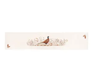 Pheasant Landing Table Runner by Valerie