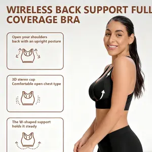 [Posture Correction] Ergonomically Designed Back Corrective Bra - Pain Relief & Shoulder Alignment for Office/Phone Users