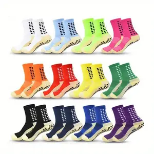 Random 10/15/20 Pairs Thickened Bottom Football Socks Mesh Breathable Non-slip Dispensing Socks, Medium Basketball Elite Running