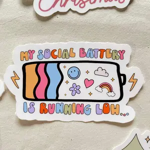 Low Battery Sticker