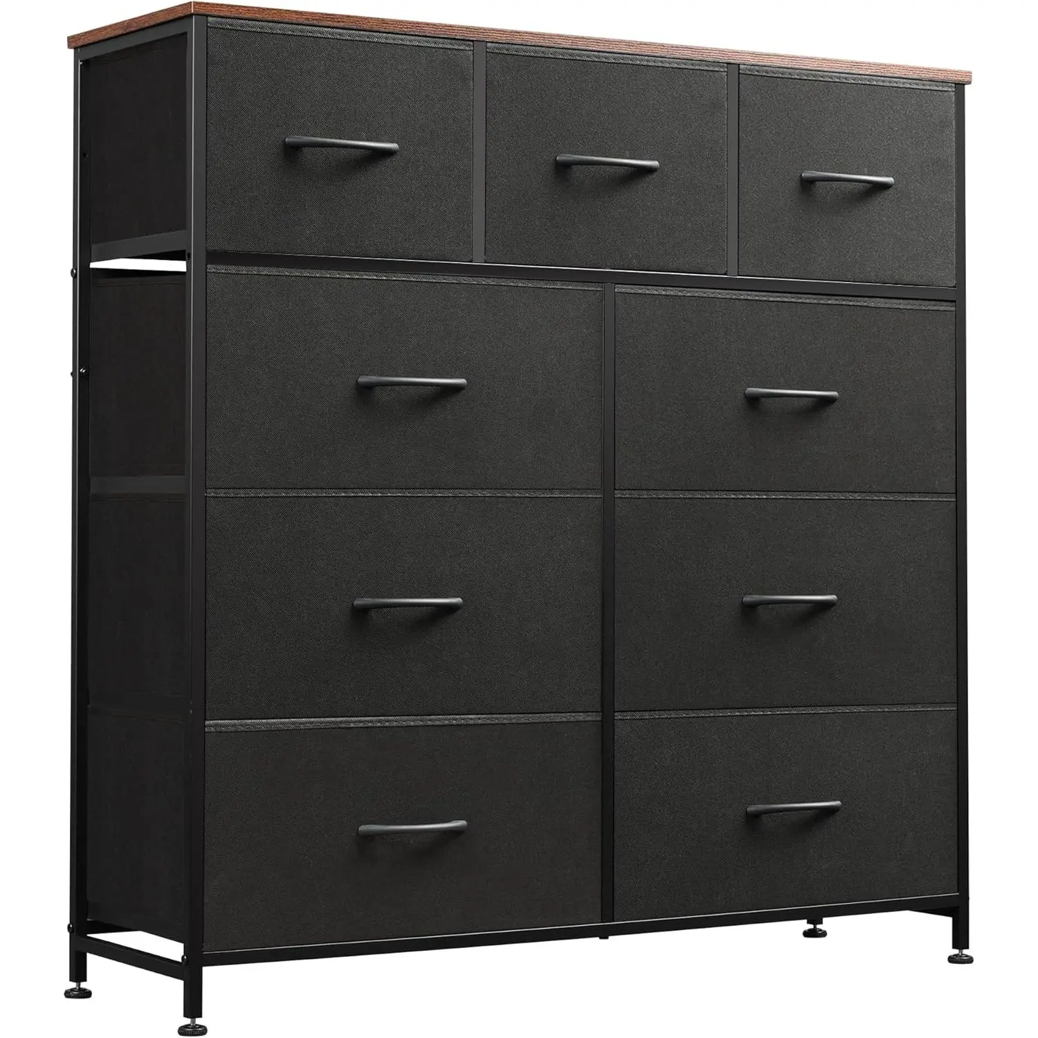 Black and Rustic Brown