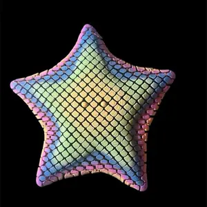 Flexi Articulated Starfish- Fun for all ages! -Super Flexible- Variety of Colors! action figures toy unique fidget posing toys collectible figurine basket stuffers Ornaments Room Decor Decoration Pastel