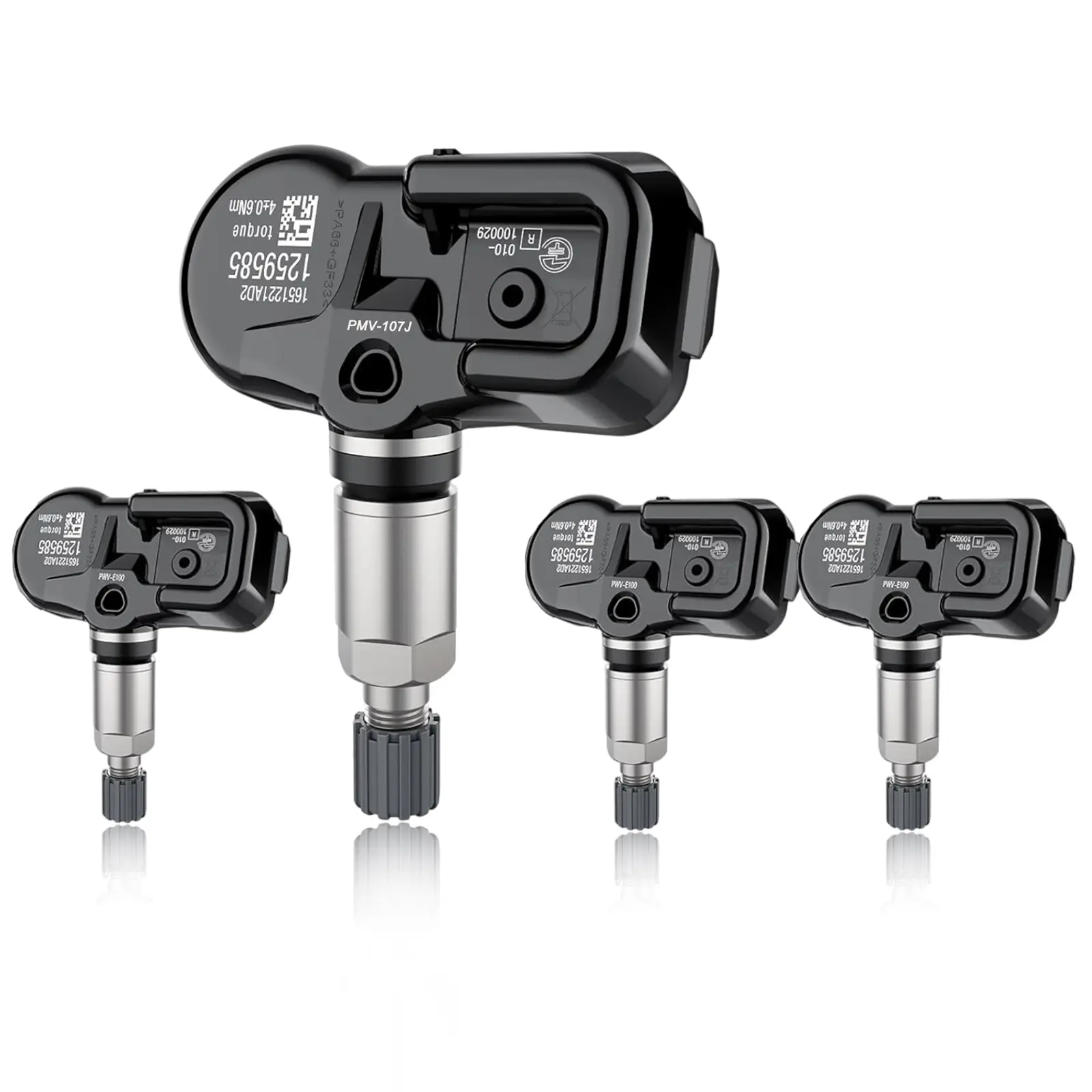 Pre-Programmed TPMS Sensors (4PCS, 315MHz) - Direct Replacement for Lexus (ES350,IS250,IS350,RX350,GS350,CT200h) & Toyota (Tacoma,4Runner,Highlander,Camry) - Sensor Compatibility, Vehicle Safety - Part Nos. 4260706011,PMV-107J