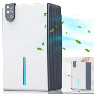 Bedroom Dehumidifier (White), (4,500 sq. ft.) with reusable 22 pint air filter - for basements, medium to large rooms and bathrooms.
