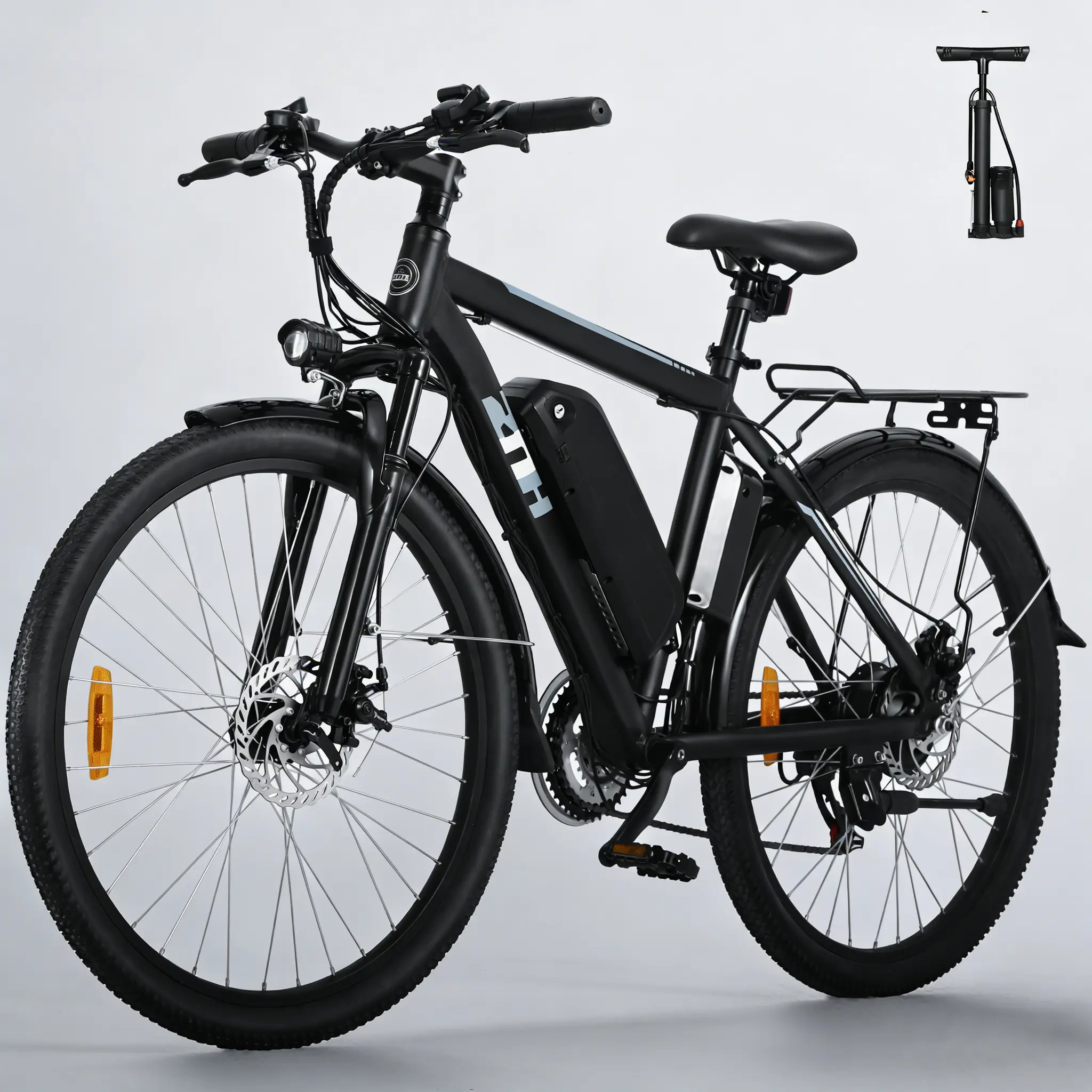 ZNH Foldable Mountain Ebike for Adults, Aluminum Electric Bicycle with 350W Motor, 21-Speed, Long-Range Battery for Commuting, Commuter Ebike, Ebikes