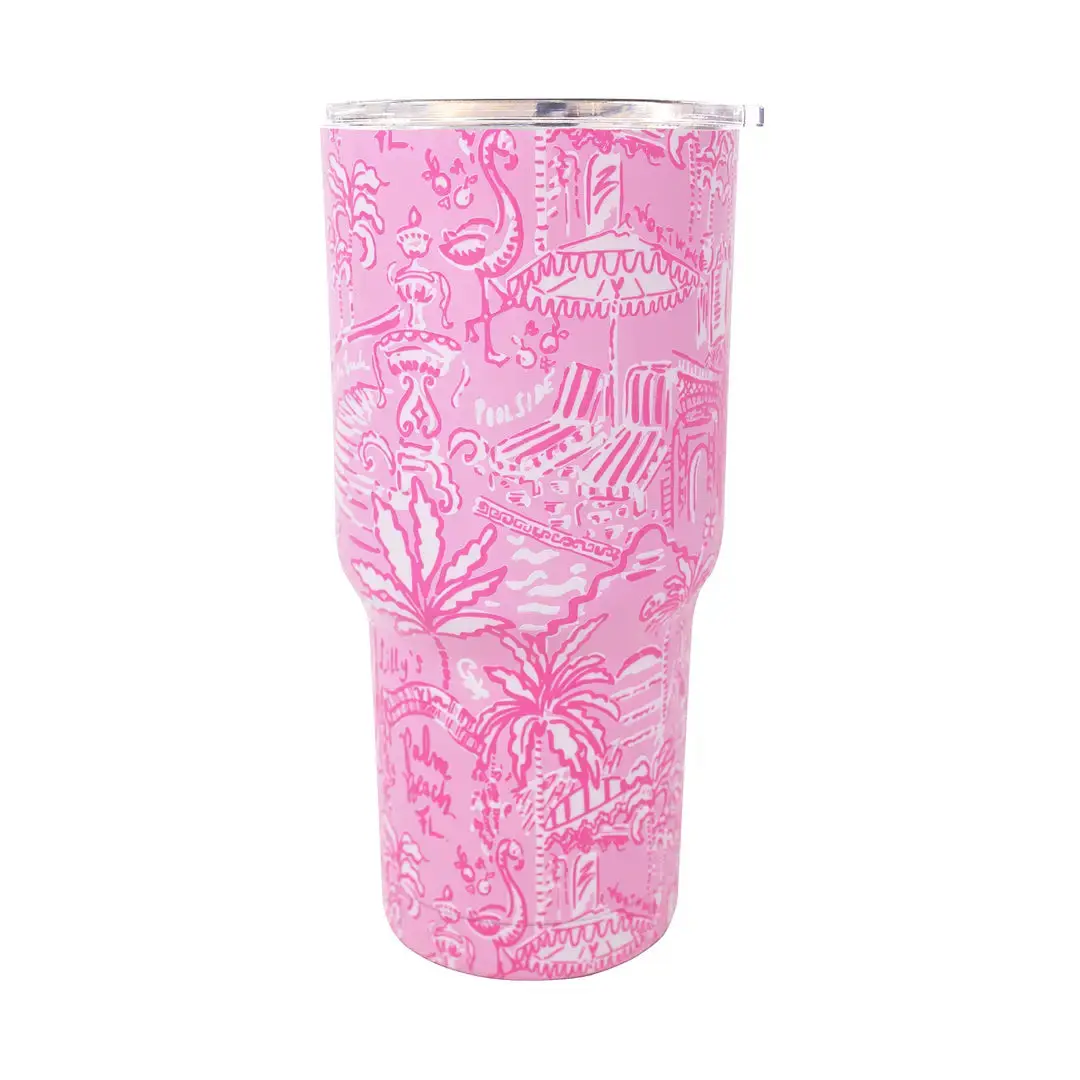 Lilly Pulitzer Insulated Tumbler, Palm Beach Playground