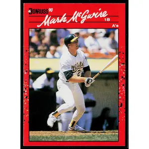 Mark McGwire 1990 Donruss #185 Oakland Athletics