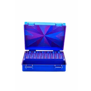 Vial Vault Pro 56 | 12×10 mL + 44×3 mL w/ Integrated Syringe & Pad Space