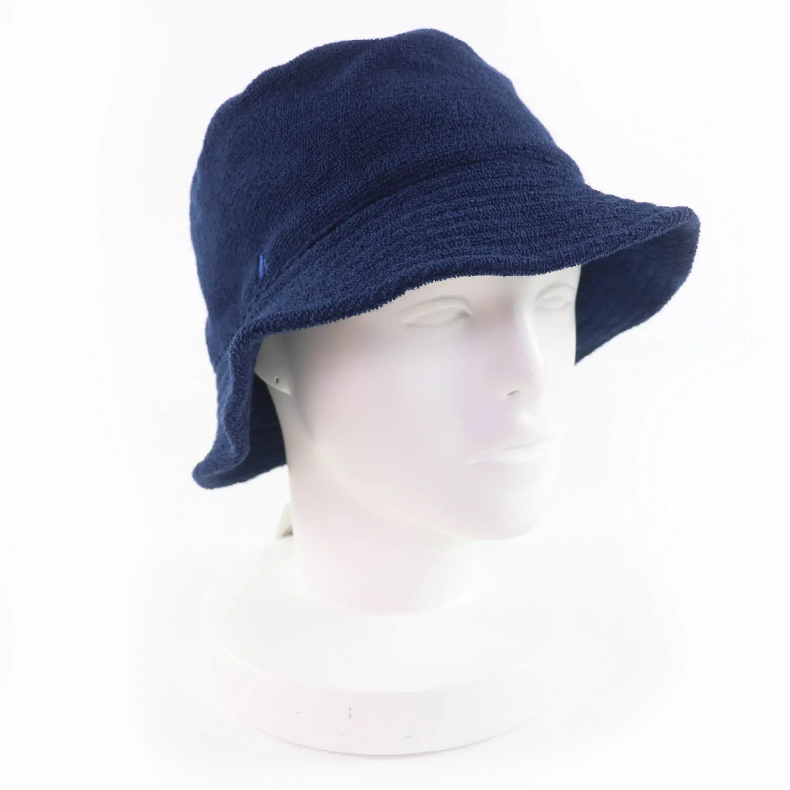 Pre-owned HERMÈS Cotton Small Leather Goods H logo Embroidered Bucket Hat XS59