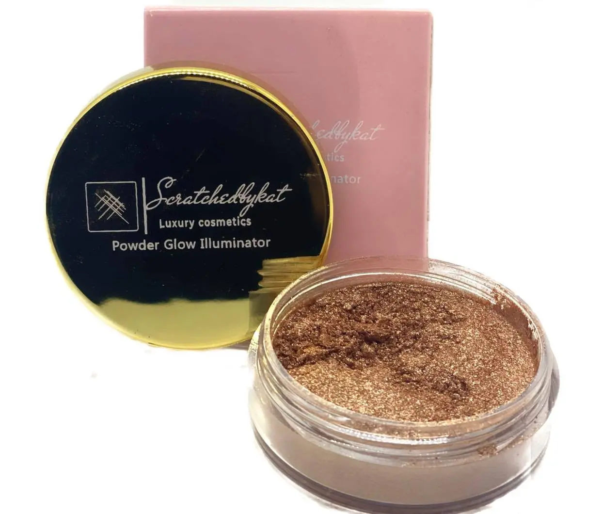 zahira Glow Illuminator Powder Makeup, 5g - Long-Lasting and Blendable High Beam Cosmetic for a Seamless Finish