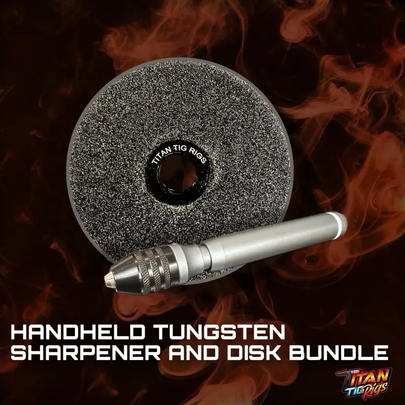 Handheld Tungsten Sharpener & Diamond Disk Bundle, Precision Sharpening Tool with mm Measurement Markings, Millimeters