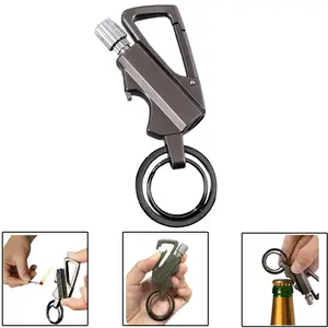 Multi Keychain, Bottle Opener, Portable Lighter, 3 in 1 Multi tool ( Not include the lighter fluid)