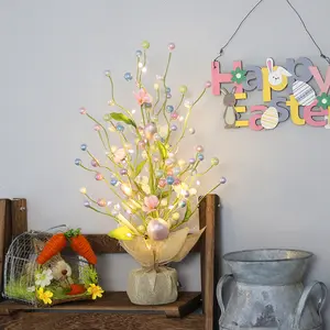 Home New Easter Decorations Led Luminous Rejuvenating Device Decorative Tree Scene Desktop Ornaments