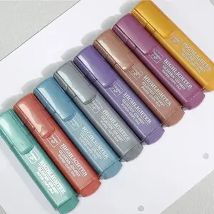 8 Color Glitter Marker Set, 8 Counts/set Multifunctional Marker Pen, Highlighter Pen for Students, Office Work, Handicrafts, Painting