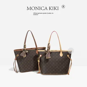 Women's High-End PU Leather Commuter Handheld Bag Purse - Autumn Winter Vintage European-Style Colorblock Shopper with Large Capacity, Adjustable Straps, Women's Tote Bags