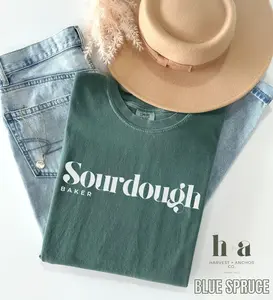 Sourdough Baker Comfort Colors  1717 T-shirt Gift for Home Baker Tee Sourdough Lover Outfit Baking top for Her Homesteading Bread Making