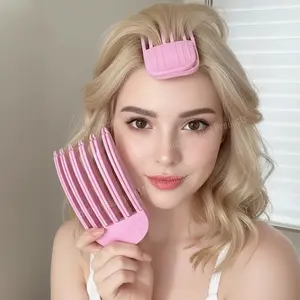 1 Set Root Volumizing Hair Clips, 1 Large + 1 Small Hair Styling Clip Set, 2pcs Fluffy Hair Clip for Natural Lift, Gentle Plastic Comb for All Hair Types, Hair Volume Tool, Styling Tools