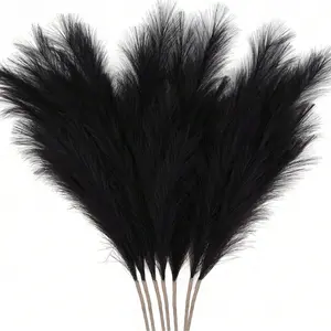 20pcs Pampas Artificial Reed Decorations, Simple Simulated Window Display, Wedding Party Setup, Cafe Floral Arrangement, Faux Plant
