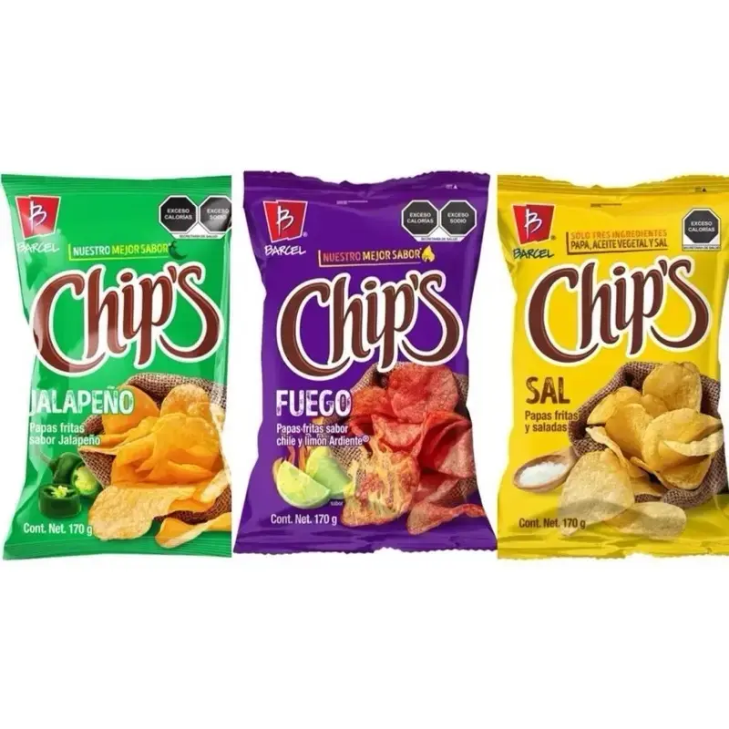 Chips -170g | Pick from fuego, jalapeno, sal | Pick all 3