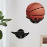 2pcs Hand-Shaped Wall Hooks for Ball, Wall-Mounted Basketball Hangers, Practical Storage for Balls, Creative Display Stand for Sports Decor, Home Organizer Hook, Wall Hanging Hooks