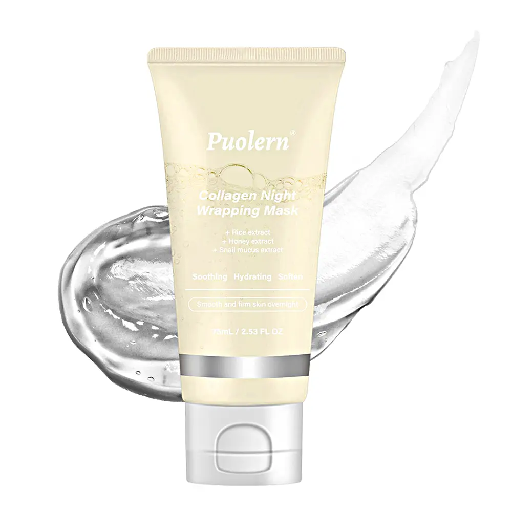 Collagen Wrapping Peel Off Facial Mask - Elasticity & Hydration Care, Reduces Sagging & Dullness - Hydrolyzed Collagen for Glowing Skin, with Collagen + Niacinamide + Hyaluronic acid+ Honey extract