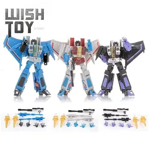 Transformation G1 FG01-03  Starscream Skywarp Thundercracker Set F15 Jinbao DF-06 Plane Model Mini Pocket Warrior Action Figure