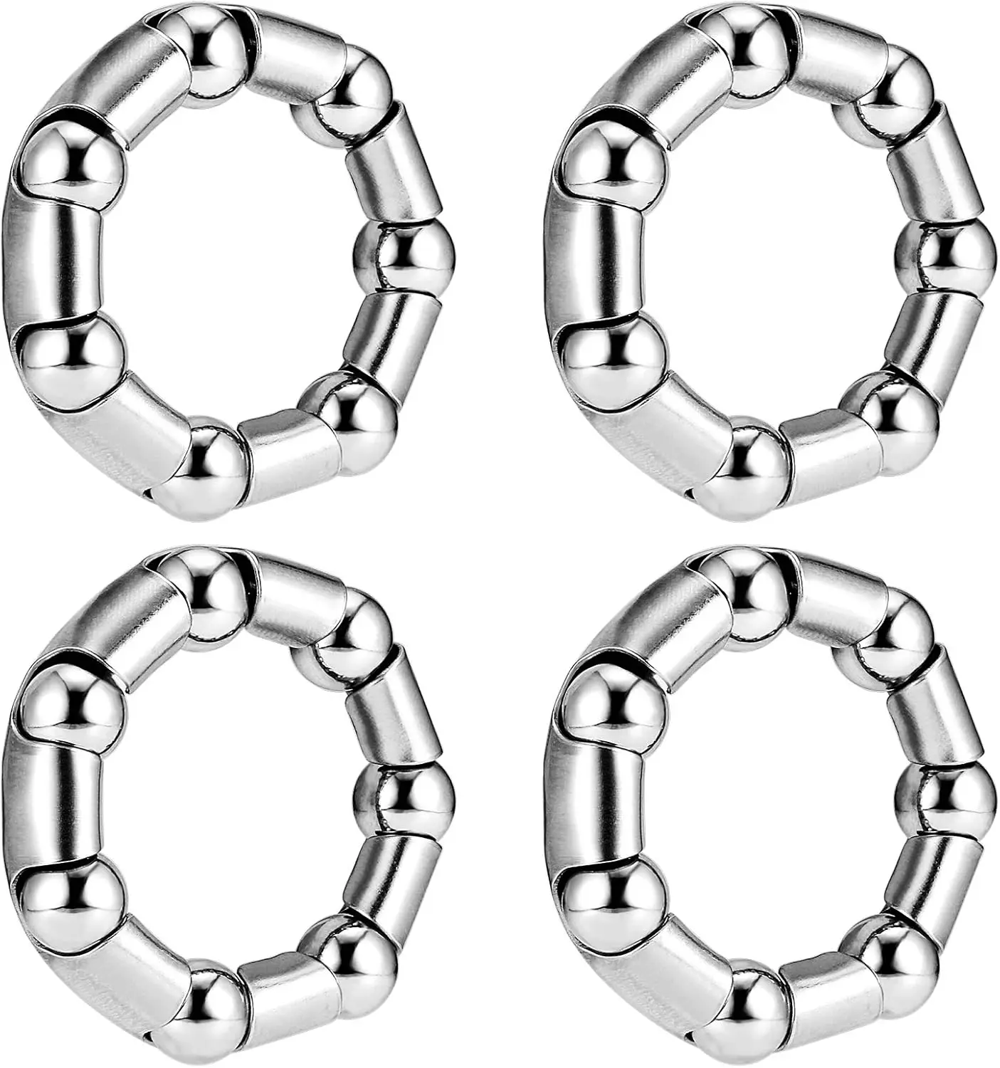 -Ball-Bearing, Bicycle-Crank-Bearings, 5/16" x 7-Balls--Crank -Bearing, 4 count Replacement MTB Part for  Crank or Bottom Bracket