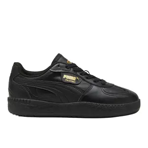 PUMA Womens Palermo Moda Leather Lace Up Sneakers Shoes Casual - Black
