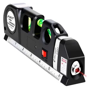 3-Line Laser Level Tool, Self Leveling Laser, Auto Leveling, Cross-Line Mode, Vertical Alignment, Ideal for Hanging Pictures, DIY Projects, Office Setup