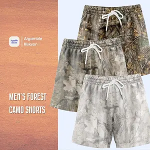 Pack 3 Camo Shorts With 5 Inch Inseam – Realistic Camouflage, Breathable, Athletic-Inspired Design – Ideal for Gym, Daily Wear, Outdoor Activities – Perfect Gift for Dad, Beloved Son, and Sports-Loving Friends