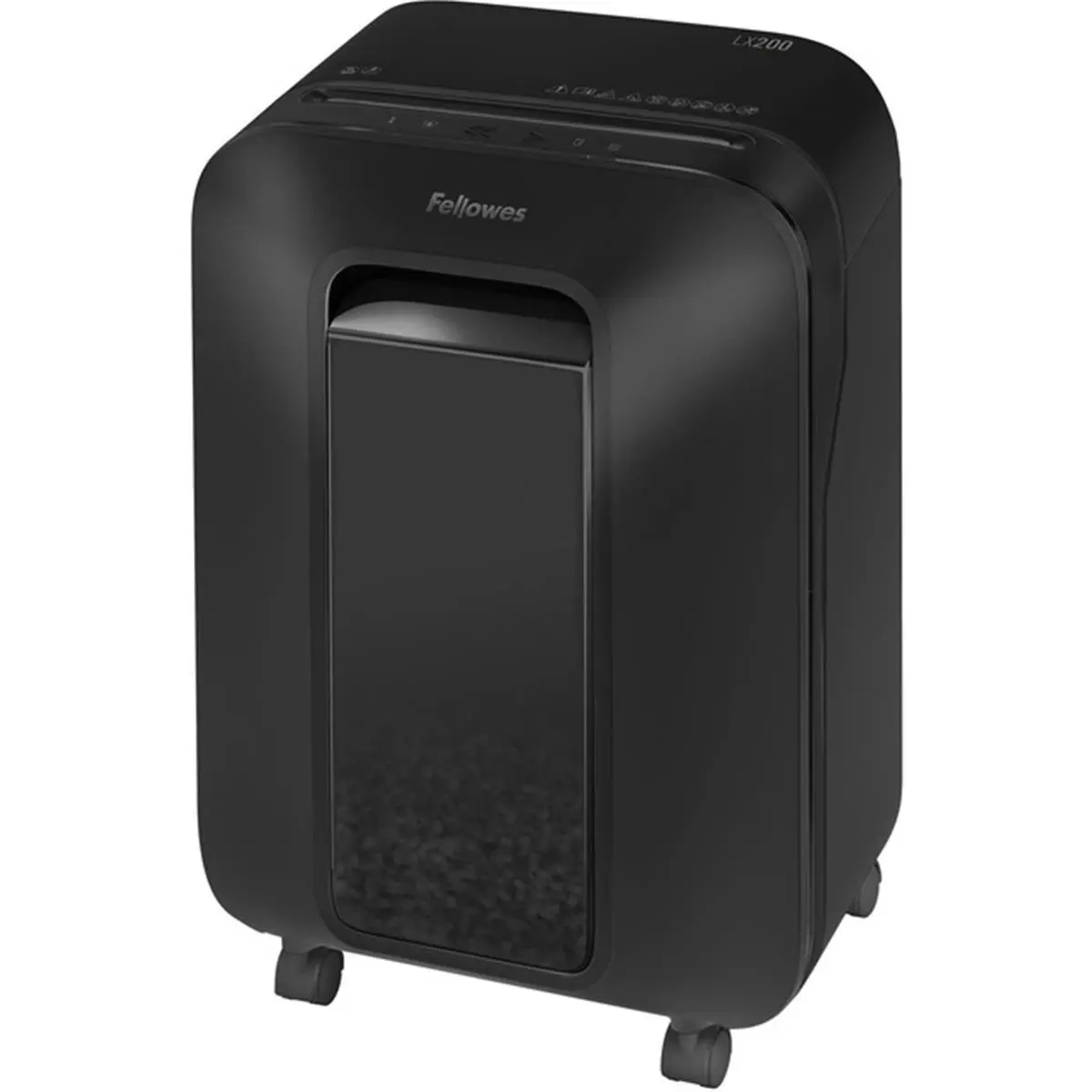 Fellowes FEL5501401 LX170 Cross-Cut Paper Shredder - 12 per pass, SafeSense Technology, Office Use, Black, 20.4" h x 14.5" x 10.3" l