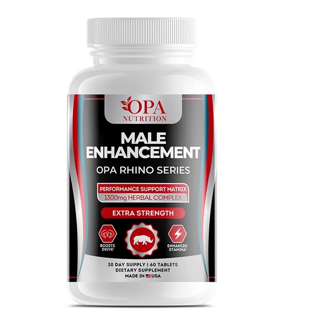 OPA Rhino Performance & Vitality Support – Energy, Stamina & Wellness · 60ct