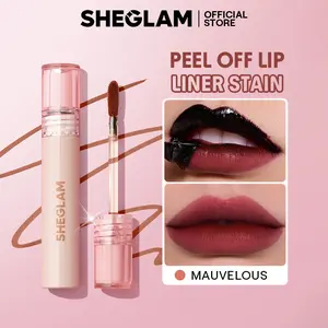 Summervibes SHEGLAM Fall In Line Peel Off Lip Liner Stain Long Lasting Lipstick Waterproof Nourishing Precision Brush