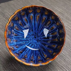 Handcrafted Jianzhan Art Tea Cup - Hand-built Unique Design for Tea Lovers