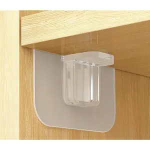 12 Pack Shelf Support Peg,Self Adhesive Shelves Clips, Partition Pin for Kitchen Cabinet Book Shelves Closet Brackets Clapboard Layer