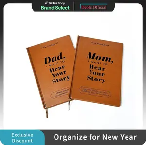 Mothers Day Gifts for Her--Mom and Dad, I want to hear your stories, guide meaningful diaries, write different stories, and be a New Year's gift for Mom and Dad-  Diary Daily Guided Journal Hardcover Journal