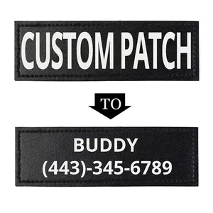 Custom Patches, Dog Vest PatchesService Dog in Training Patches, Reflective and RemovableDog Harness Patches for Service Dog Vest