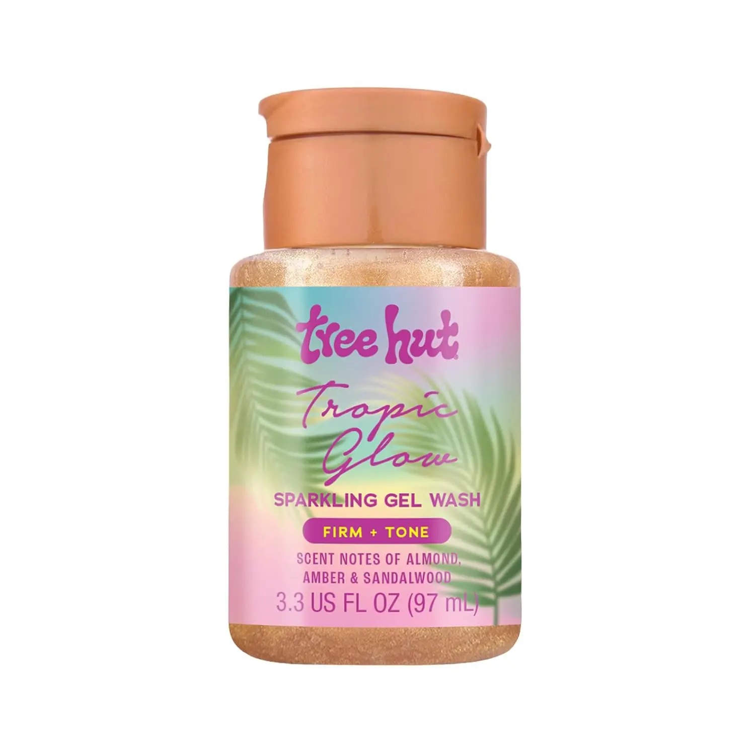 Tree Hut Mini Tropic Glow Foaming Body Wash, Travel Size, 3.3 Fl Oz | Shower Gel with Shea Butter, Soft Skin, Gentle Cleanser For All Skin Types, TSA Approved, Self Care Gifts for Women