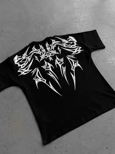 Hip Hop Tribal Pattern Oversized Tee