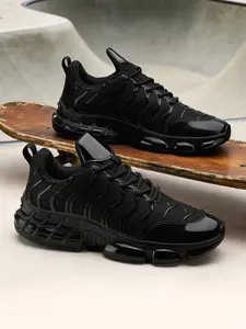 Men's Casual Shoes New Fashion Dad Sneakers All-Season Low Top Lace-Up Thick Sole Anti-Slip Wear-Resistant Breathable Mesh Sporty