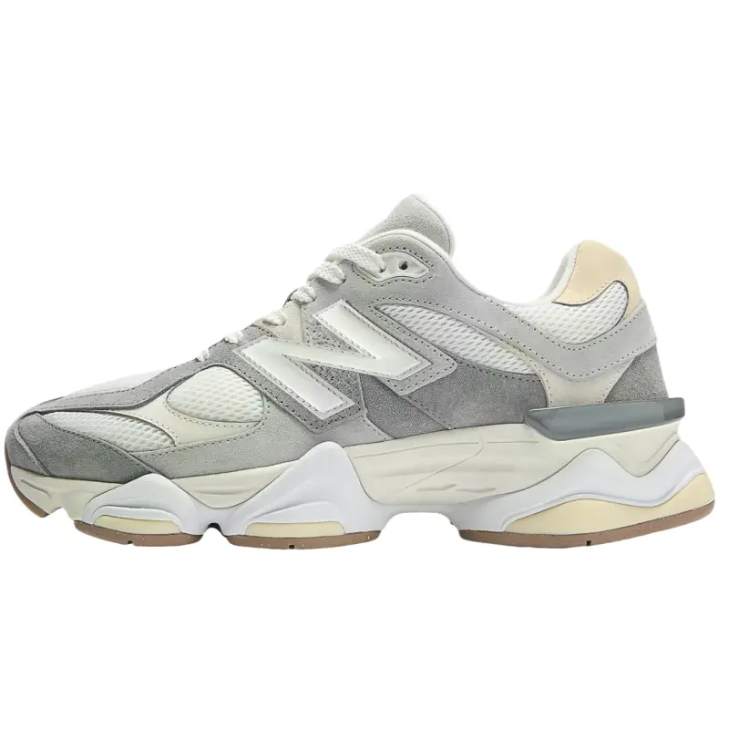 NEW BALANCE 9060 Men's 'Slate Grey Calcium' Sneakers - Lightweight, Breathable Running Workout Footwear for Daily Wear & Short Runs, Athletic Running Shoes, Breathable Running Sneakers