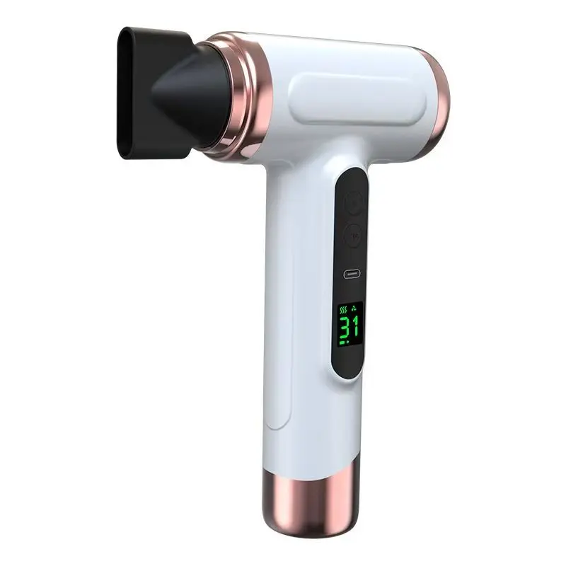 Cordless Hair Blow Dryer - Travel Multifunctional Motorhome Hair Styling Tool with 3 Heat Modes, 3 Wind Speeds, Portable Design, Travel Hair Dryer
