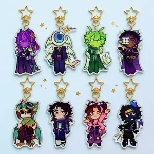 Unstable Universe MCYT Yt Translucent Acrylic Keychain, YT portable universe & lifesteal smp acrylic keychains perfect For Bags, Keys, Or Gifts
