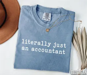 Comfort Colors Accountant Shirts, CPA Shirts for Certified Public Accountant Gifts, CPA Tshirt, Accounting Gifts for Accountant Comfy Crewneck Everyday Fit